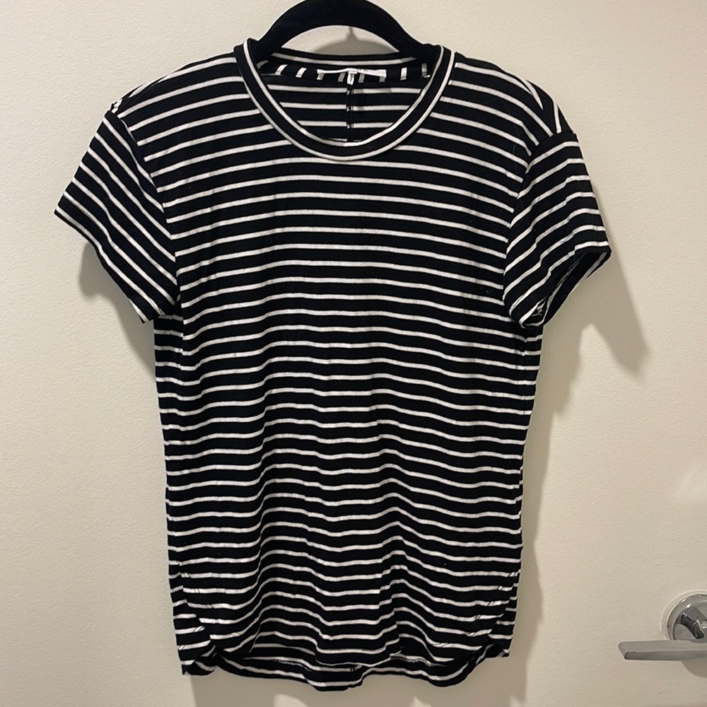 Frame striped t shirt